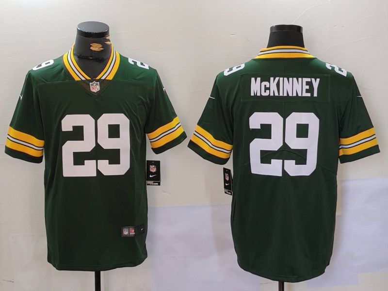 Men Green Bay Packers #29 Mckinney Green Second generations 2024 Nike Vapor Limited NFL Jersey style 1->indianapolis colts->NFL Jersey